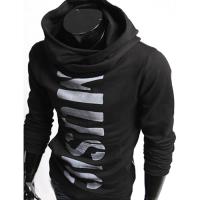 Hoodie Pull Sweat a col montant Homme Fa...